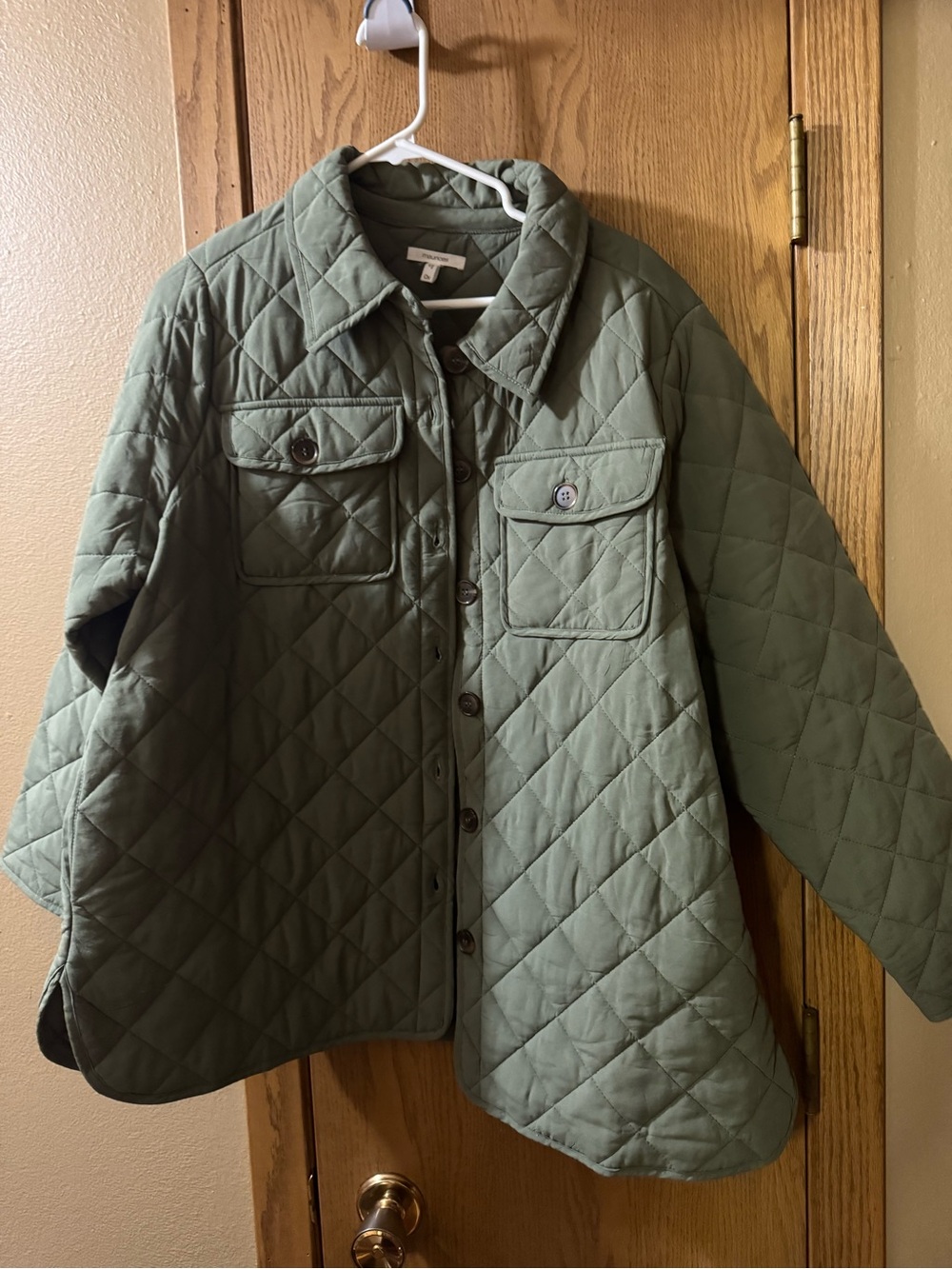 Maurices Quilted Sage Green Women's Puffer Jacket